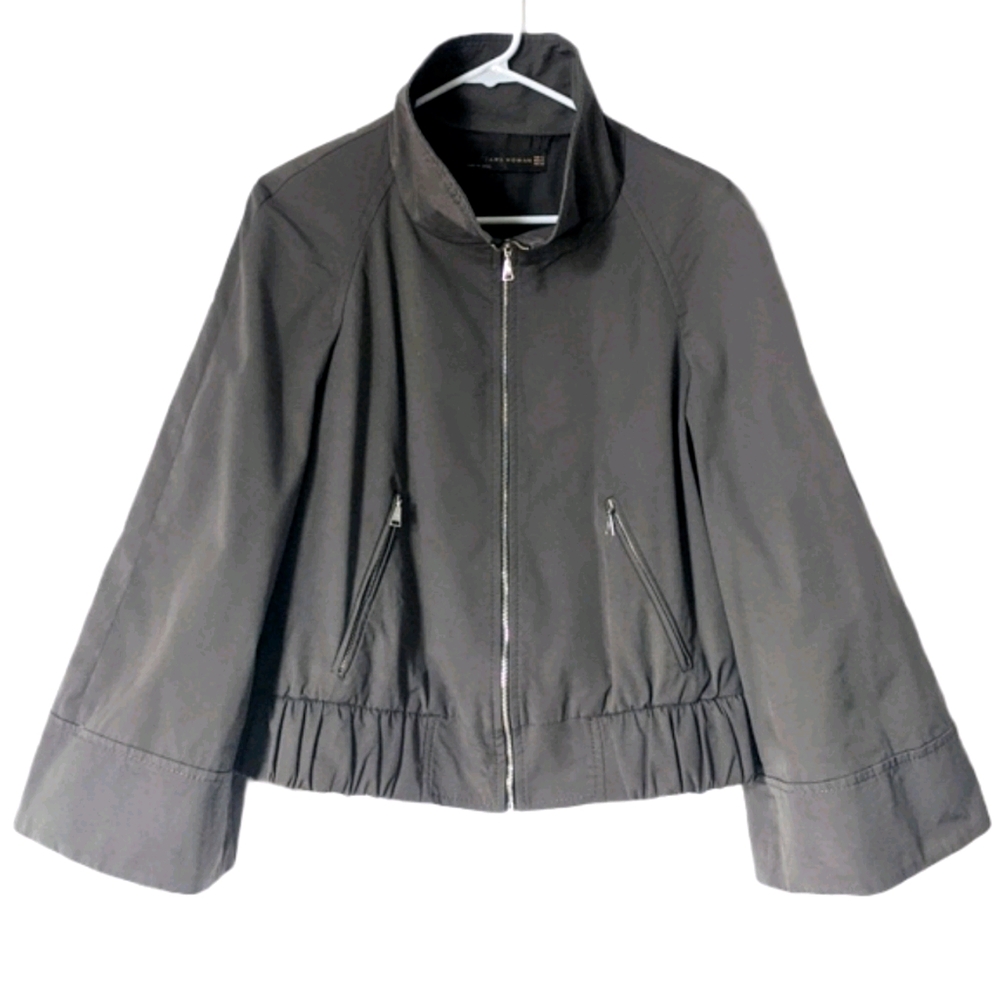 Zara Woman Bell Sleeve Bomber Jacket Small